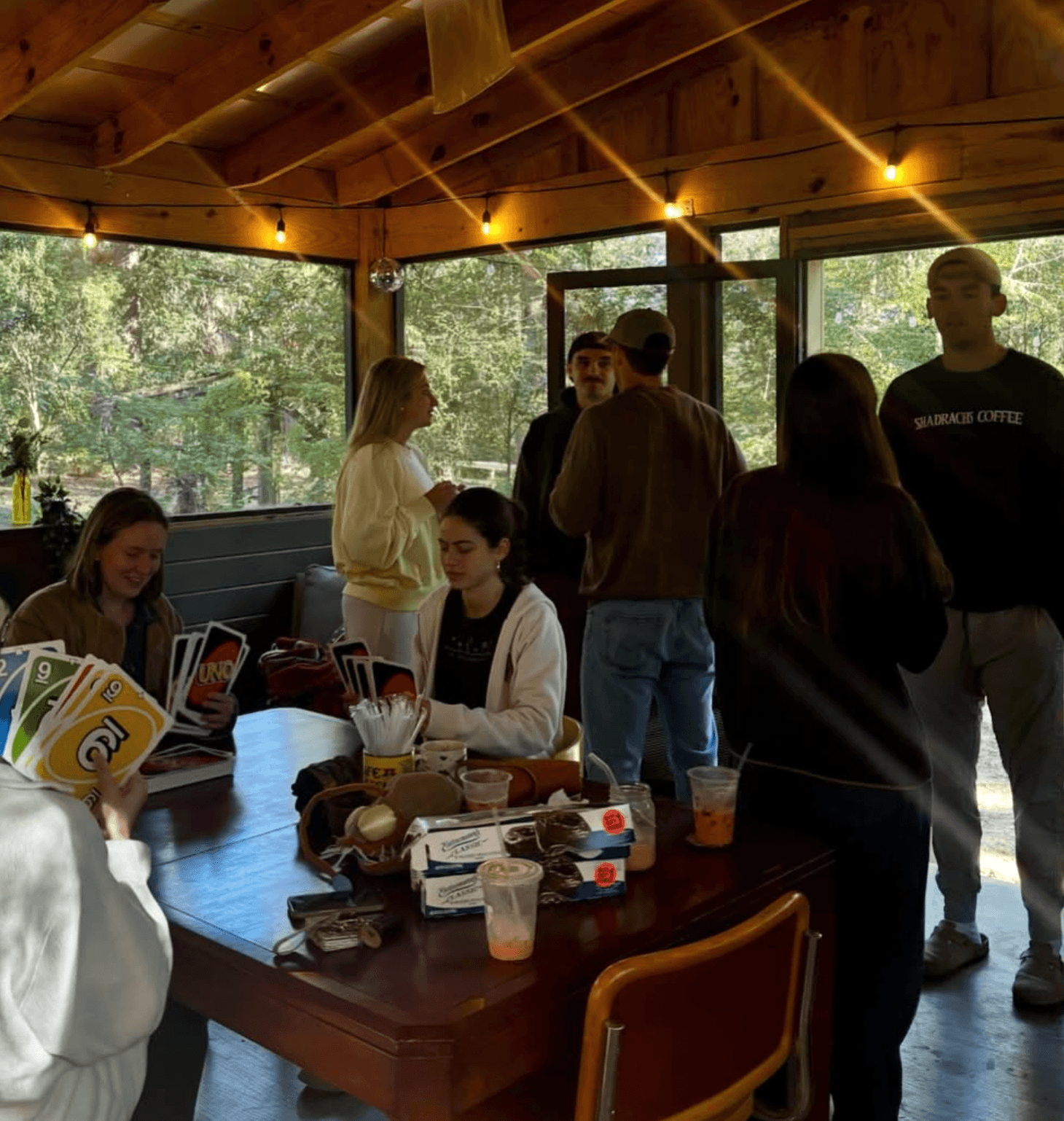 The Oak patio coffee bar